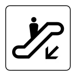 Escalator Down SVG Icon